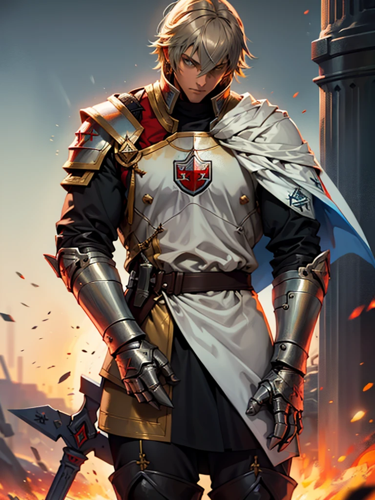 (A Templar Knight - War - Military Ultra HD Colorful)