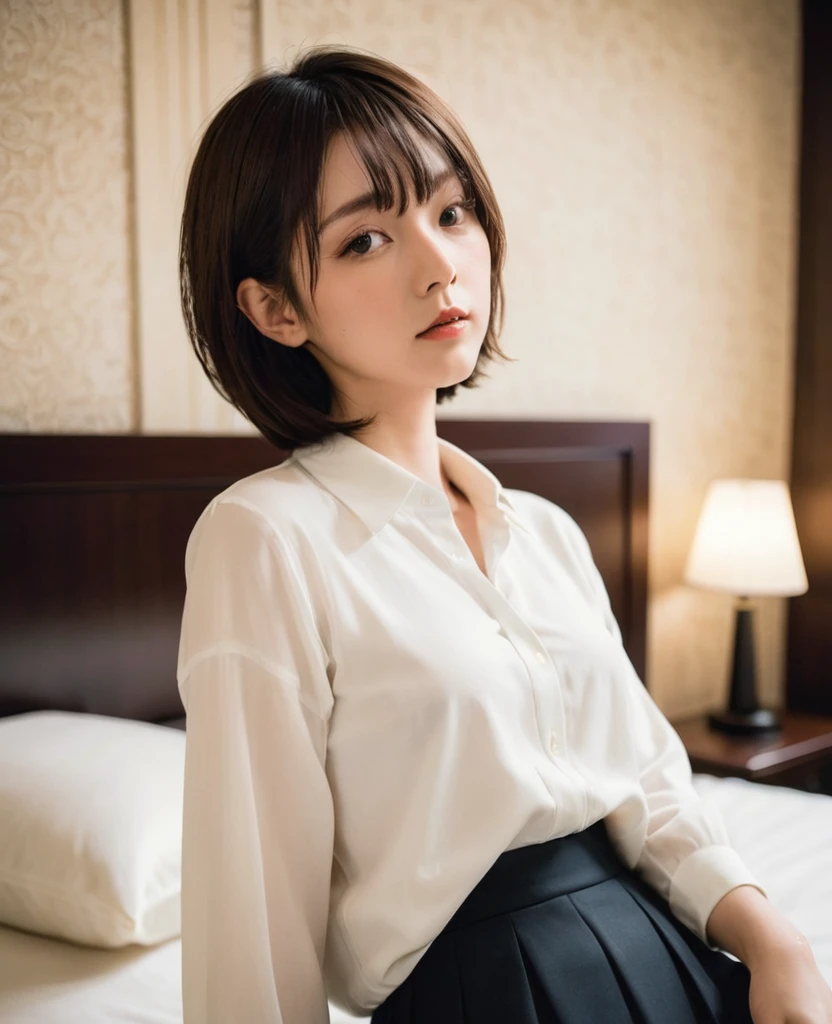 Bobcut、Tall SM queen、Private room、Dignified pose