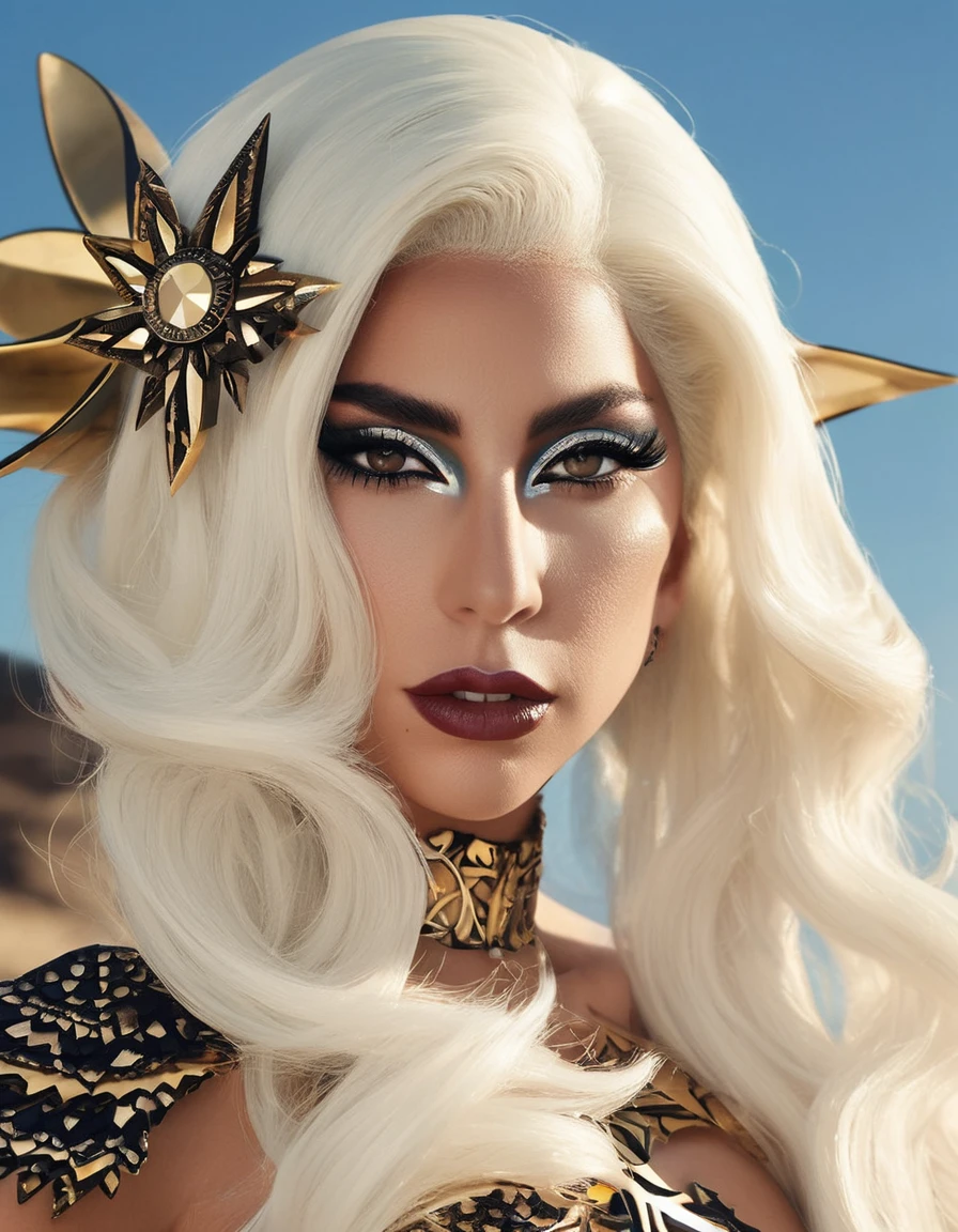 lady gaga patterned dress from UMBREON pokemon,  (best qualityer, realisitic, realisitic,, (Highly detailed face and skin texture), (fully body), (Complicated Detail: 1.2), (finely detail), (Complicated Detail), (cinematic lights, luz de fundo de best qualityer), lines sharp, sharp focus, offcial art, unity 8k wallpaper , absurdrez, unbelievably absurd, huge filesize, ultra girl , Fantasyart, RTX,((Closing-up photo by award-winning studio)), , (Shut your mouth), , perfect hands, beautiful detailed eyes, rosto perfeito fully body)