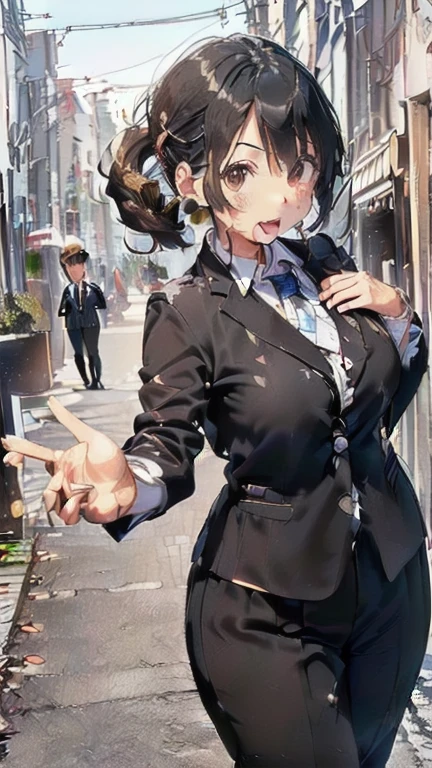 (must be follow these prompts:2.2),masterpiece,best quality,extremely detailed,(in her clothing:3.0),(in her formal styled business suit clothing:2.6),(adorable expression:2.5),(usual face:2.2),(displayed one girl on single picture:2.4),(black hair:2.1),(A short, slightly plump new employee in a business suit working in modern Tokyo:2.2),(The new employee is short and wears a business suit that looks ready to burst.:2.1),(A cute moan like a young girl:2.1),(その新入社員はInnocent faceをしていてとても可愛い:1.9),(The new employee is wearing a business suit that has been stained with a slightly brownish-yellowish stain from a previous .:1.8),(The new employee&#39;s breasts, covered by her business suit, are bulging out due to her strong sexual desire.:1.9),(Lewd love juices dripping down the inner thighs of his dark grey trousers:2.1),(in her clothing massively ejaculated:2.6),(in her clothing over and over again ejaculated:2.4),(seminal frousy girl:1.9),(in her clothing unbelievably ejaculated:2.4),(men's elected twangers were inserted her:2.3),(in her clothing massively ejaculated:2.2),(A new employee with a plump, round body:2.3),(she was already stroked up to the depth intervaginal sensual spot:1.7),(notably buldged up her inner labia majora:2.6),(A young, shy moan:1.5),(having big breasts in her clothing:2.5),(A new employee with a very innocent look while working in the office:2.3),(The new employee is short but has a slightly plump body.:2.1),(The crotch of his dark grey trousers is heavily discolored with love juice stains.:2.5),(The new employee is convulsing and dripping love juice from her pussy, which is hidden under her pants.:1.8),(The new employee&#39;s dark grey trousers, tightly encircling her plump thighs, are damp with lascivious secretions.:1.9),(The new employee endures the slush between his legs by keeping his dark grey trousers on tight.:2.5),(The corner of a young girl&#39;s body々A new employee whose entire body was toyed with by the lewd urges that wriggled wetly.:1.7),(A new employee who is always holding his crotch over his dark grey trousers:1.7),(A moan filled with childish embarrassment:1.5),(The new employee&#39;s suit-covered breasts and nipples are bulging with lust.:1.8),(The new employee&#39;s lewd body beneath her clothes is swelling slightly with her lascivious reaction.:1.6),(The new employee works very diligently.:2.5),(The new employee has short, thick legs.:2.2),(first time々New Employees:2.2),(she looks like japanese idol:2.3),(The dark grey trousers are made of a durable fabric that will never tear.:4.3),(Her bursting breasts are completely hidden under a dark grey office suit:2.4),(she looks like a lolita:2.0),(All of this happened to the new employee himself, not anyone else.:2.1),(Slimy semen was leaking from the crotch area of his dark grey trousers.:1.6),(tough business suit:2.2),(Make sure to depict the face:5.3),(Calm expression:4.3),(Innocent face:3),(The story focuses on just that one new employee.:3.3),(The only characters that appear are the new recruits.:4.2),(Portrait Style:5)