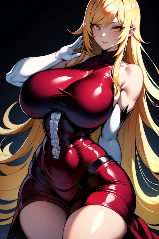 front, Beautiful Face Focus, masutepiece, Best Quality, KissShotMS, 1girl in,maturefemale, Large breasts, (NSFW,Hentai),  Night, light effect, masutepiece, Best Quality, (KissShotMS), 1girl in,maturefemale, Large breasts,   8K, UHF, venusbody, White Long Gloves, Wine Red Dress, long-one-piece dress, Black theme, , venusbody, Huge breasts, Big ass, (Abs, )Muscular woman, thin waist