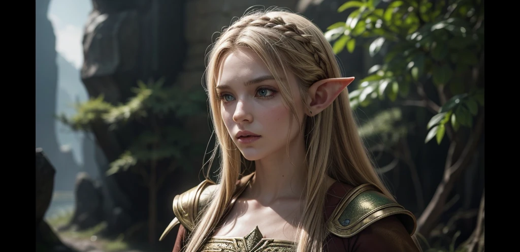 I need a Token for a d RPG character&d fifth edition so I would like you to use this image to make a character who is an Elf