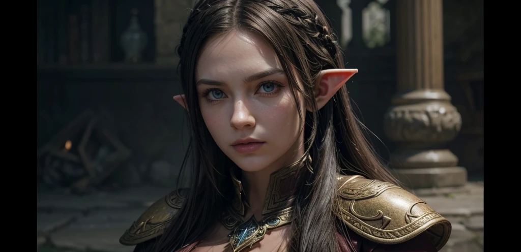 I need a Token for a d RPG character&d fifth edition so I would like you to use this image to make a character who is an Elf