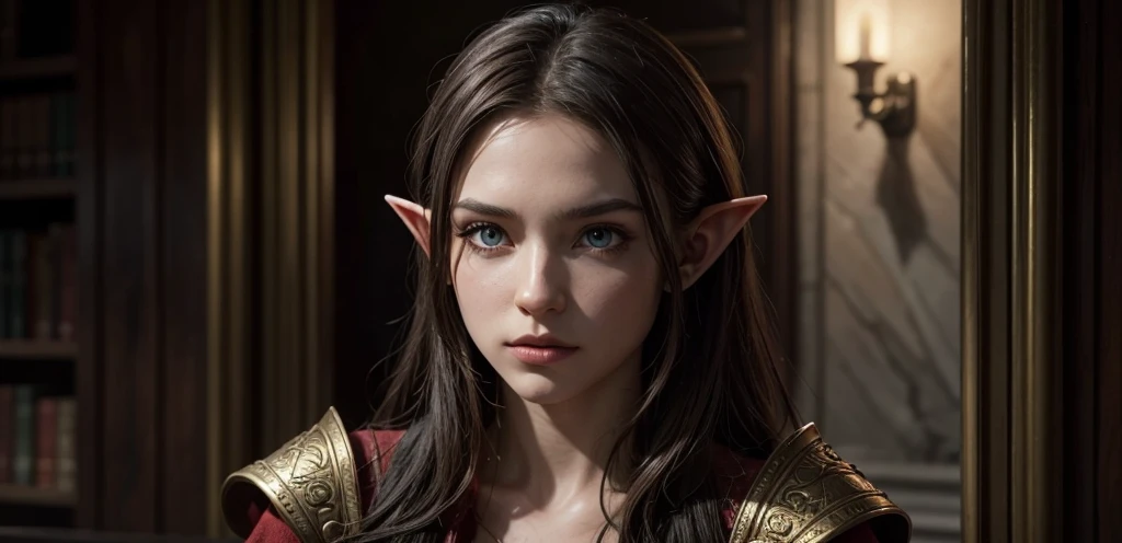 I need a Token for a d RPG character&d fifth edition so I would like you to use this image to make a character who is an Elf
