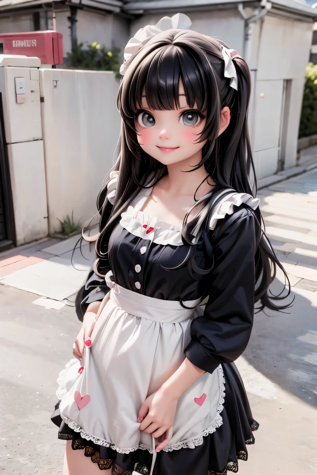 a cute girl smiling, ta Mary_Janes