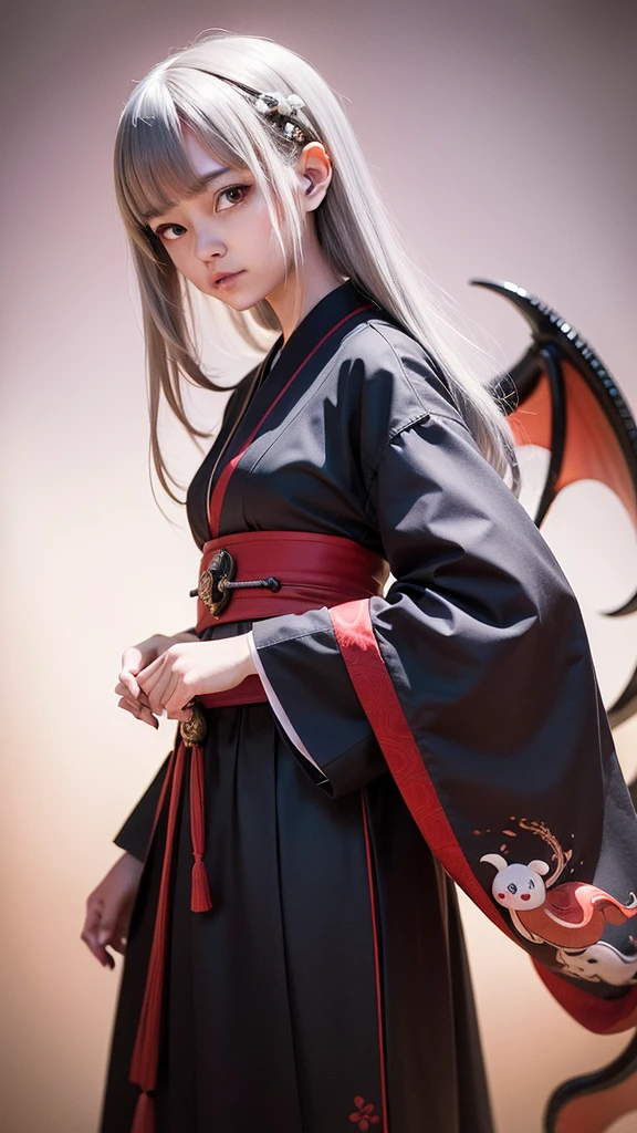 (1 girl:1.2), solo, himecut,traditional japanese clothes, red eyes,cartoon style, joe fenton, a black and white photo of deadpan, camping, unbecoming, gnawling, envy, Ghast (Lovecraftian),calm, soft smile, Wayne Barlowe,, in gochuumon wa usagi desu ka? style, nostalgic
