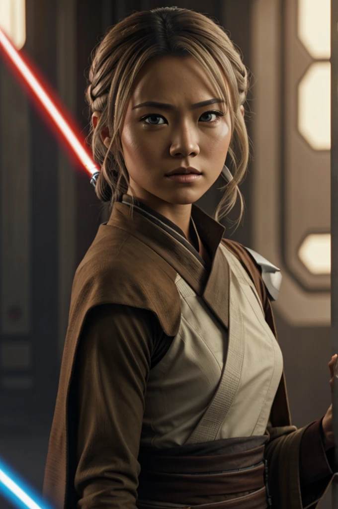 Star wars, female, Jedi, clone wars, asian