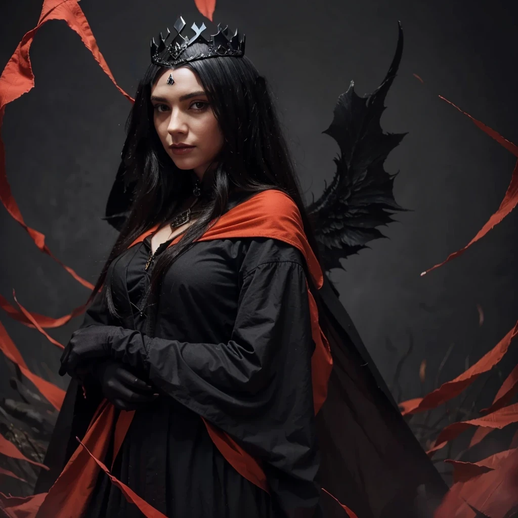 dark magic crown black , evil , Villain