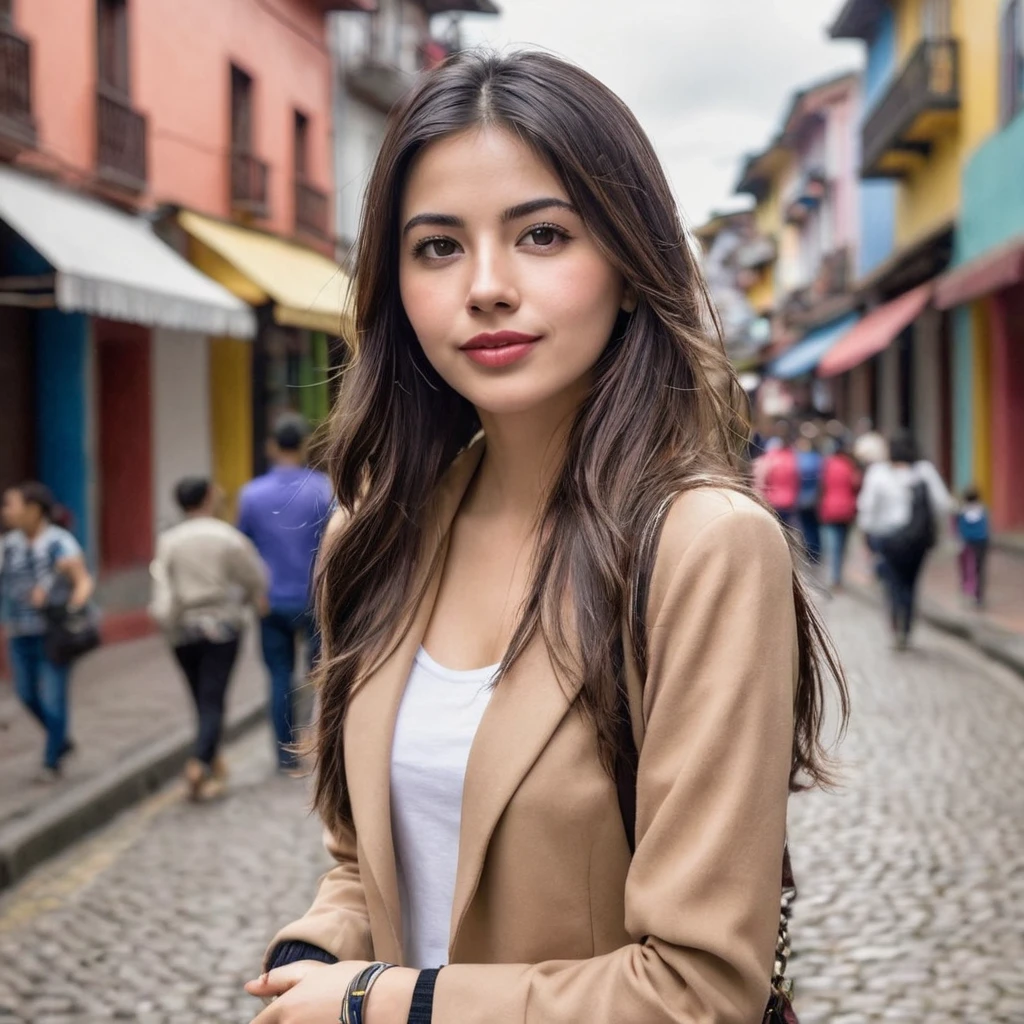 photo d'une femme de 20 ans, visage parfait, chef-d'œuvre, bien, jouant aux jeux vidéos, en tenue légére. Cette femme de Bogota, d'une beauté exquise, apporte avec lui la chaleur et l';authenticité qui caractérisent les femmes Colombienne.. Sa présence sur les réseaux sociaux ne met pas seulement en avant son attrait physique, mais célèbre aussi fièrement son identité culturelle... À travers vos publications, partager les richesses de Bogota et de la Colombie. Son charme se confond avec son amour pour les musiques actuelles et son goût pour la vie nocturne......, créant un mélange fascinant qui captive tous ceux qui ont le privilège de la suivre sur les réseaux et c'est aussi une gamer girl