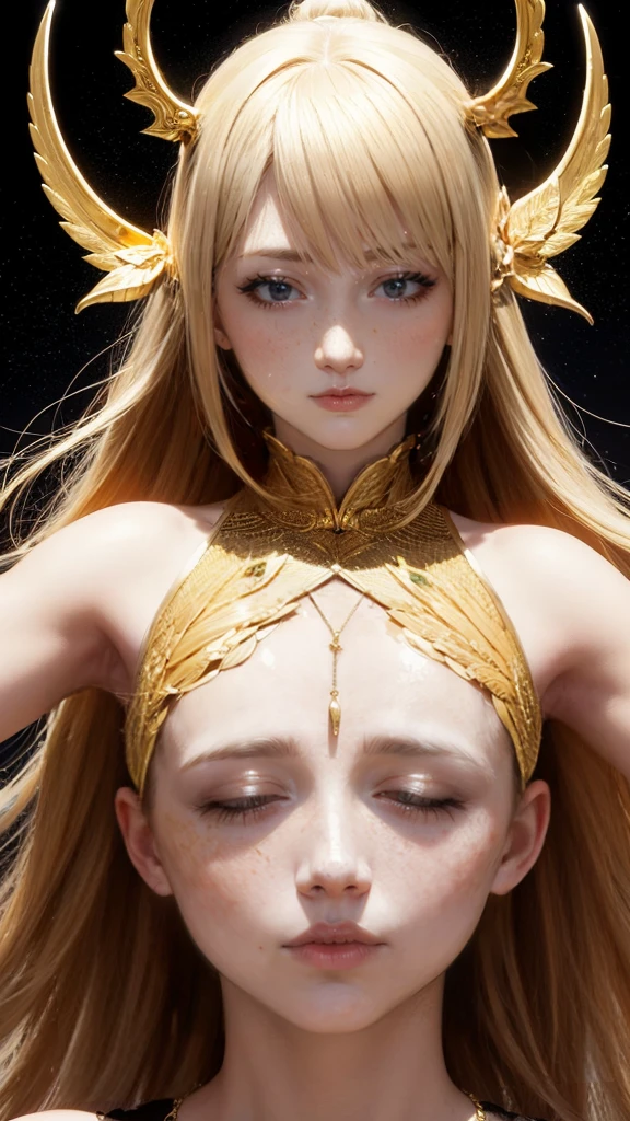 energy、内なるenergy、Strong luck、Realistic、god々Shii、Aurora、World of Illusions、High resolution、Utopia、Ultra-precision、Very delicate、Glowing in gold、Filled with love、慈愛の女god、I'Spread your wings、美Shii美の女god、Take off、Golden World、独奏、ratio(Background 6:Character 4)