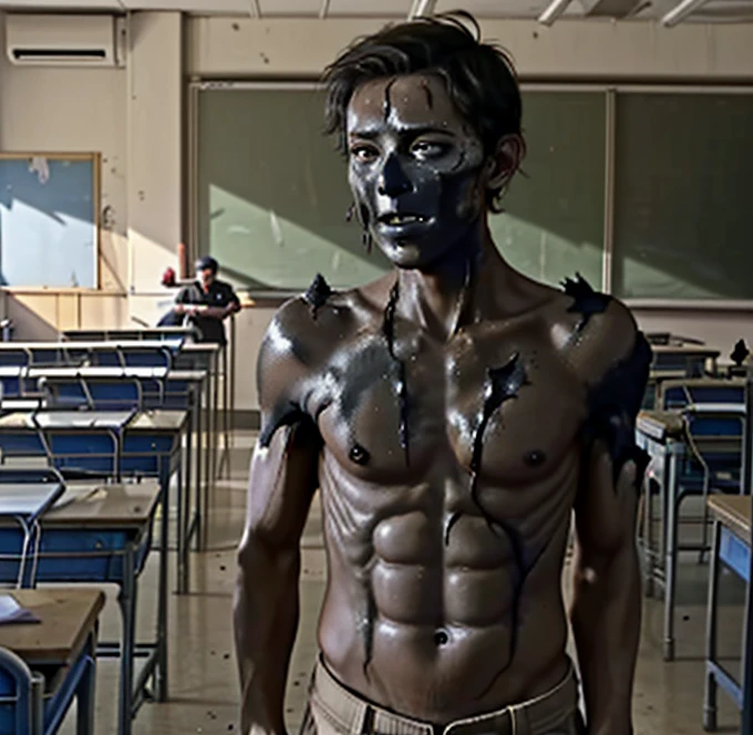 Boy charred to death after bomb explodes in classroom during filming of comedy movie