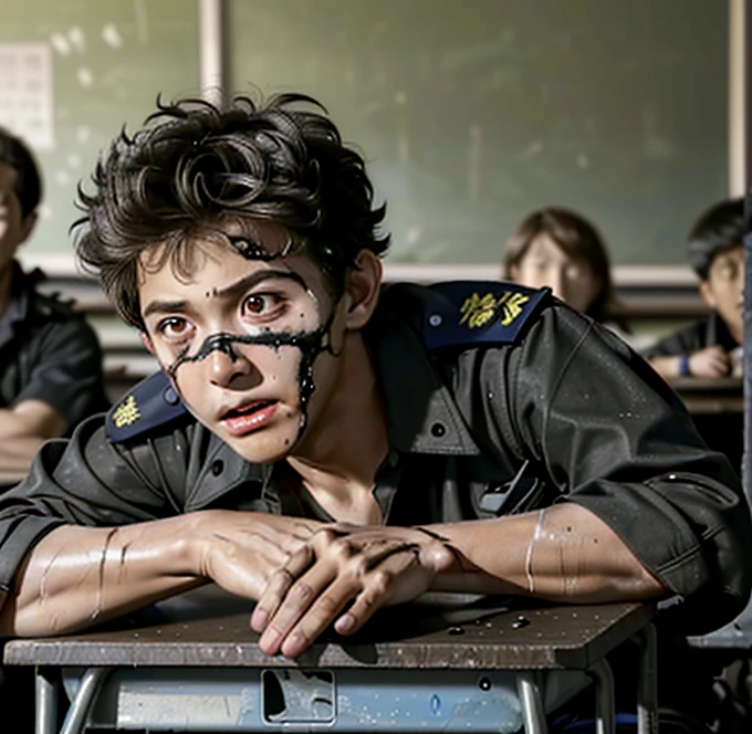 Boy charred to death after bomb explodes in classroom during filming of comedy movie