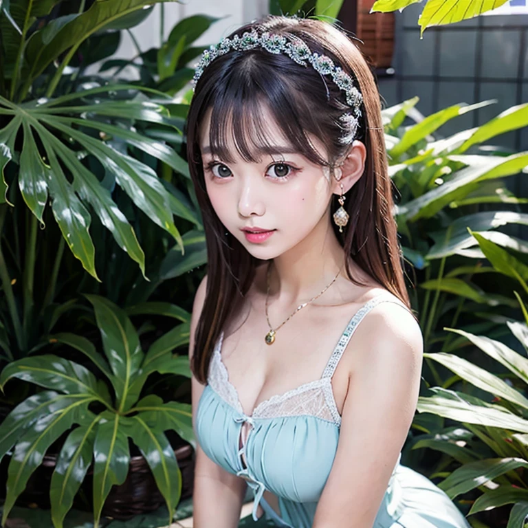 arafed asian woman in a yellow dress posing in front of bamboo trees, sha xi, xintong chen, wenfei ye, jaeyeon nam, heonhwa choe, qifeng lin, chengyou liu, xue han, jiyun chae, taejune kim, yanjun chengt, beautiful young korean woman, xision wu, gorgeous chinese model , blackpink jennie , blackpink Lisa , asian famale face , cute girl , Korean famale
