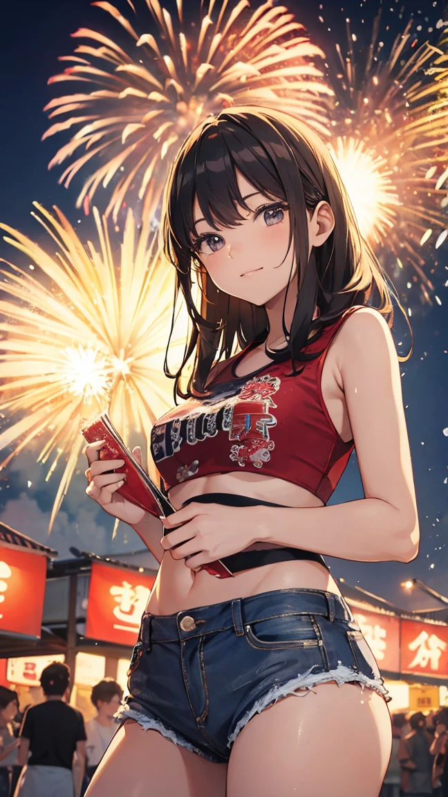 ,Summer festival,Fireworks,