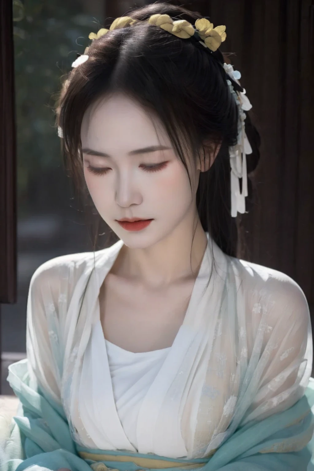 clothes,white clothes,white blouse,white,chinese clothes,female apricot