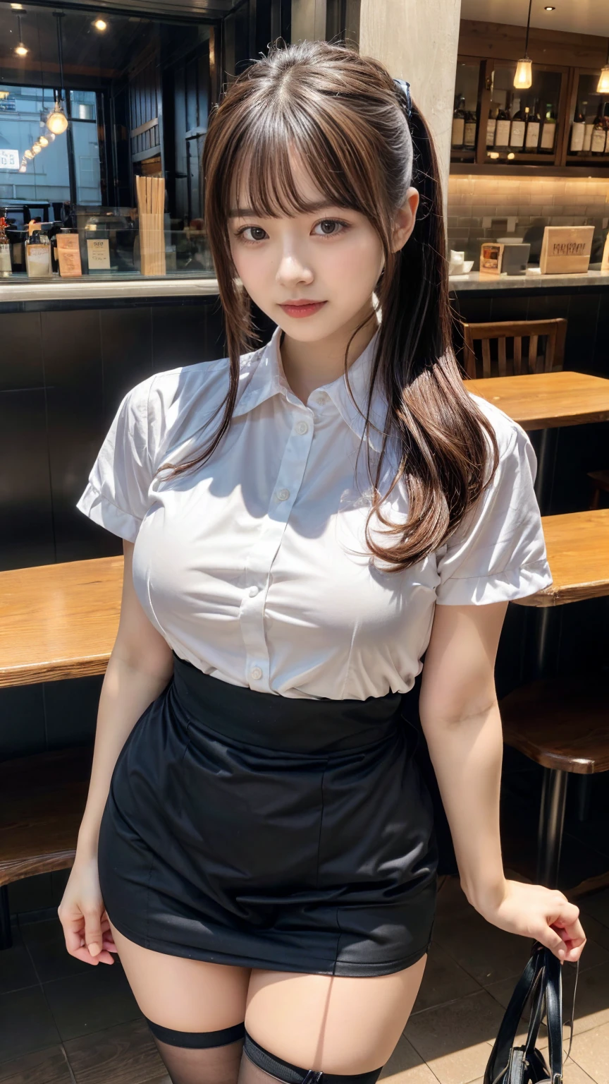 (Best Quality, 8k, 32k, Masterpiece, UHD: 1.2), Cute Japan Woman Pictures, 1 Girl, (Big: 1.1), (Tall Women), (Abs, Slim Figure: 1.1), (Lips), (Semi-Long Dark Brown Hair), Double Eyelids, Wet White Blouse, Realistic Ray Light, In a Crowded Train, Dark Blue Short Skirt, Big, Sitting on a Chair, Wet Clothes in the Rain, Japan High School Girl