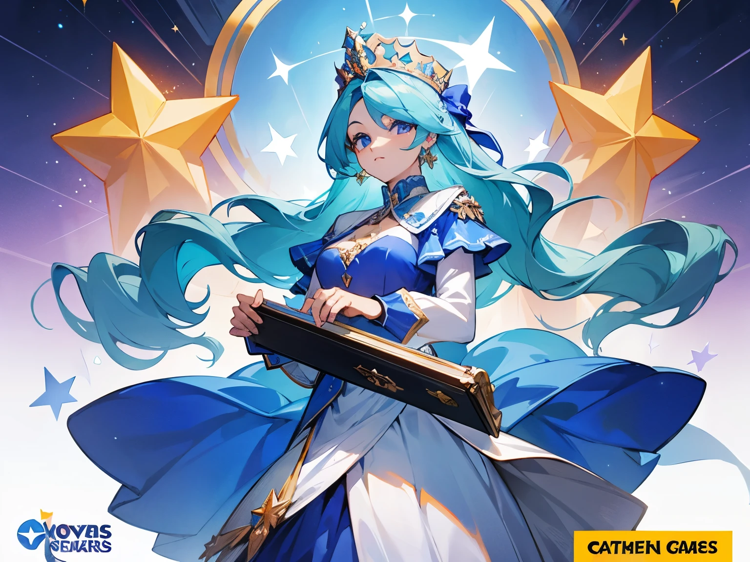 Cover of a console game called Royal Stars.