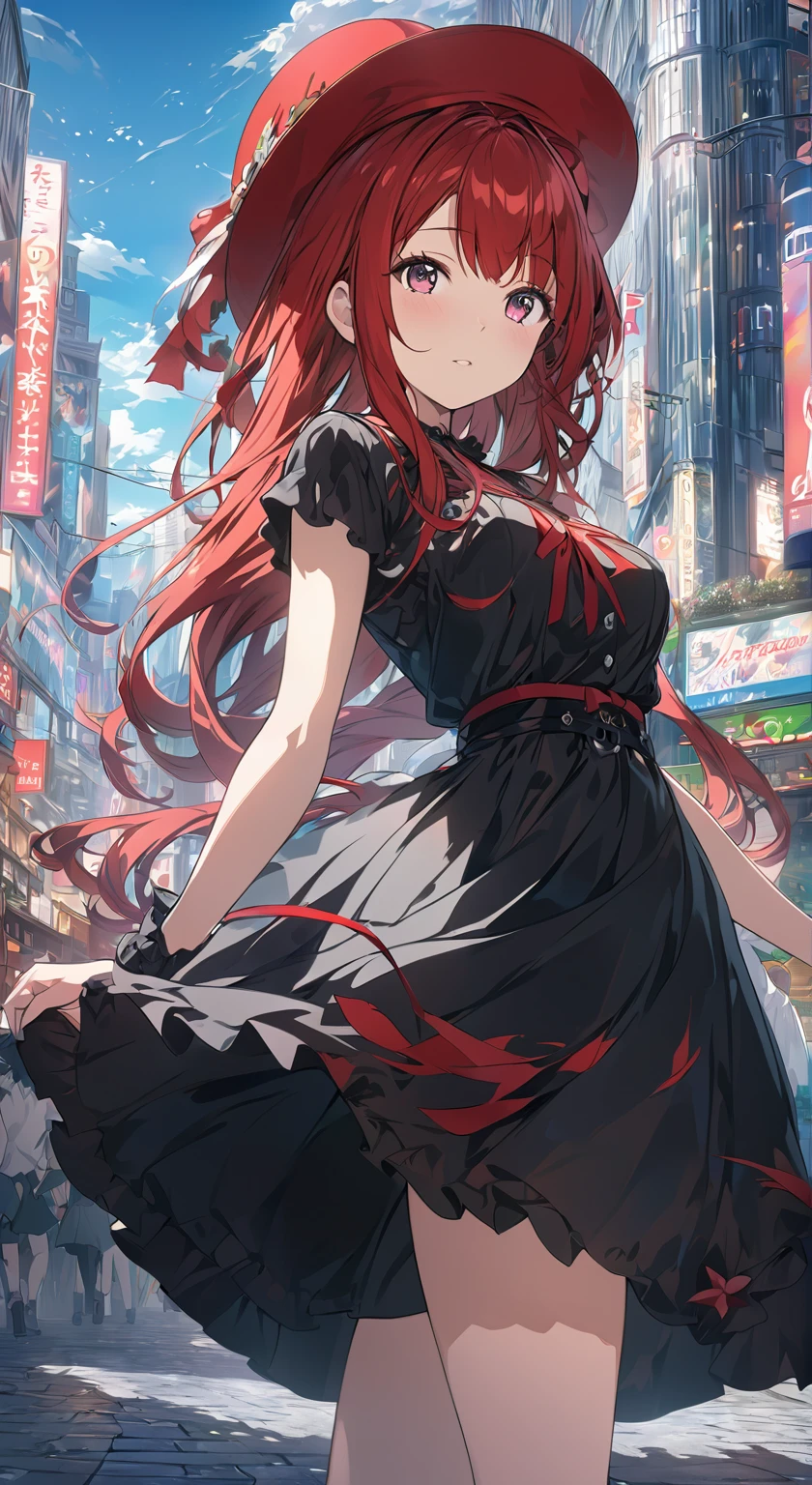 Anime girl in a red hat and black dress in the city, Best anime 4k konachan wallpaper, Anime Style 4k, Amazing anime 8k, Anime Art Wallpapers 8K, anime art wallpaper 4k, anime art wallpaper 4k, artstation pixivでトレンド, 4Kアニメ壁紙
2
Anime girl in a red hat and black dress in the city, Anime drawing by Jan J., Topics on pixiv, 最高のアニメ 4k Anime Style 4k, Amazing anime 8k, Anime Art Wallpapers 8K, anime art wallpaper 4k, anime art wallpaper 4k