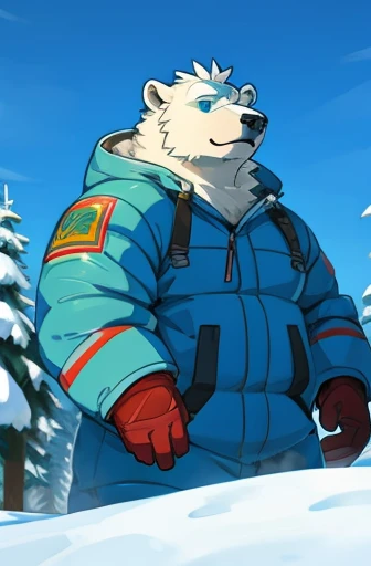 Spawns a polar bear orc wearing a snow suit