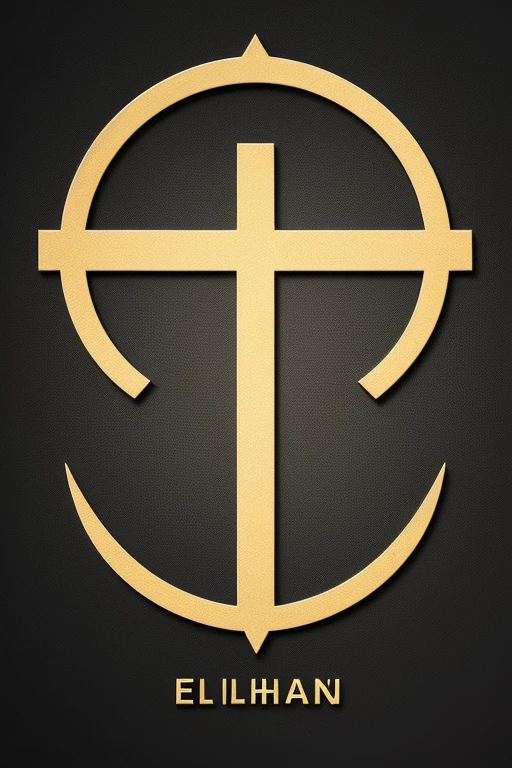 can you create visual logo, make it simple. it comes from the word El Elohe and its related to God, manpower, growth, empowerment, and camaraderie. make it minimalist, maybe a combination of letters and symbolism/ add a cross in El Elohe symbol.