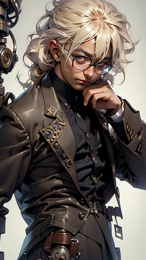 (((Albert Einstein))), genius, scientist, Albert Einstein in steampunk clothing,male, oldman,adult,1 man,(((brown_eyes:1.3))),intricate eyes,beautiful detailed eyes,symmetrical eyes,thicc,((detailed face)),   

Einstein must be in his time, around 1900, The clothing must be a mix of classical style and steampunk elements, Einstein is wearing a brown suit with a vest and bow tie, The suit has metal details and gears,
Einstein wears round sunglasses with metal frames, Albert Einstein in classic clothes from his time, but with a steampunk touch, brown tweed suit with vest and bow tie,

(dynamic pose:1.0),smiley,(centered,scale to fit dimensions,Rule of thirds),

((steampunk,industrial revolution)),scenery:1.25,((intricate scenery)),((steampunk, background)),

(Glossy steampunk ornaments),highres,sharp focus,(ultra detailed,extremely detailed),(photorealistic artwork:1.37),(extremely detailed CG unity 8k wallpaper),(((vibrant colors,vibrant theme))),(intricate),(masterpiece),(best quality),artistic photography,(photography taken by sldr),(intricate background),perfect rendered face,perfect face details,realistic face,photo realistic,((intricate detail)),(((realism))),