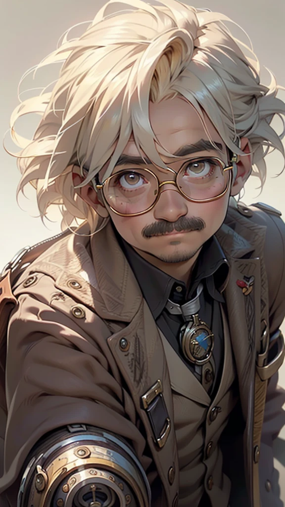(((Albert Einstein))), genius, scientist, Albert Einstein in steampunk clothing,male, oldman,adult,1 man,(((brown_eyes:1.3))),intricate eyes,beautiful detailed eyes,symmetrical eyes,thicc,((detailed face)),
Einstein must be in his time, around 1900, The clothing must be a mix of classical style and steampunk elements, Einstein is wearing a brown suit with a vest and bow tie, The suit has metal details and gears,
Einstein wears round sunglasses with metal frames, Albert Einstein in classic clothes from his time, but with a steampunk touch, brown tweed suit with vest and bow tie,
(dynamic pose:1.0),smiley,(centered,scale to fit dimensions,Rule of thirds),
((steampunk,industrial revolution)),scenery:1.25,((intricate scenery)),((steampunk, background)),
(Glossy steampunk ornaments),highres,sharp focus,(ultra detailed,extremely detailed),(photorealistic artwork:1.37),(extremely detailed CG unity 8k wallpaper),(((vibrant colors,vibrant theme))),(intricate),(masterpiece),(best quality),artistic photography,(photography taken by sldr),(intricate background),perfect rendered face,perfect face details,realistic face,photo realistic,((intricate detail)),(((realism))),