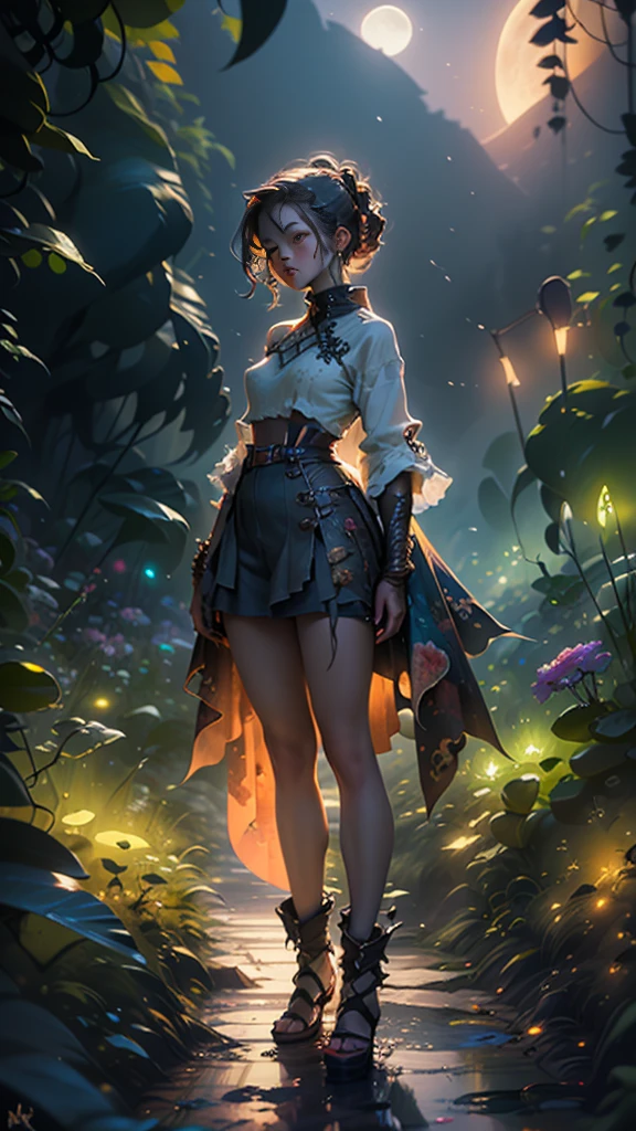 an anime girl with her forehead pressed against the forehead of an anime-style lion, (fullmoon: 1.2), (rainbow clouds: 0.9), (rainbow: 1.3), distant mountains , shooting stars, crafts, (warm light: 1.2), (firefly: 1.2), lights, lot of purple and orange, details Intricate, colorful palette,BREAK Volumetric Lighting (work of art: 1.2), (best qualityer), 4K, ultra detaild, (dynamic composition: 1.4), rich in detail and color, (cor do rainbow: 1.2), (sheen, atmospheric lighting), dreamers, magical, (standing alone: 1.2),
