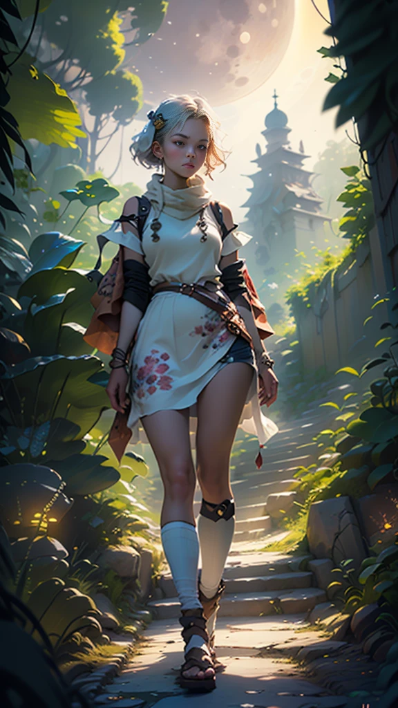 an anime girl with her forehead pressed against the forehead of an anime-style lion, (fullmoon: 1.2), (rainbow clouds: 0.9), (rainbow: 1.3), distant mountains , shooting stars, crafts, (warm light: 1.2), (firefly: 1.2), lights, lot of purple and orange, details Intricate, colorful palette,BREAK Volumetric Lighting (work of art: 1.2), (best qualityer), 4K, ultra detaild, (dynamic composition: 1.4), rich in detail and color, (cor do rainbow: 1.2), (sheen, atmospheric lighting), dreamers, magical, (standing alone: 1.2),