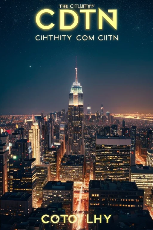 1:CD jacket for 1 City lights the way night Film Camera