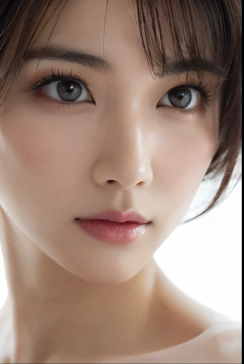 Breast augmentation:1.3、((Naked Women:1.4))、((No underwear:1.4))、1 girl, ((Apply beautiful makeup:1.4))、((Cowboy Shot:1.4))、Facial lighting:1.5、(Naughty lips), Very beautiful Japanese idol portraits, Looking into the camera、
(RAW Photos, Highest quality), (Realistic, Realistic:1.4), (masterpiece), 
Very delicate and beautiful, Very detailed, 2k wallpaper, wonderful, finely, Very detailed CG Unity 8K 壁紙, Very detailed, High resolution, Soft Light, 
Beautiful detailed girl, Very detailed目と顔, Beautiful and sophisticated nose, Big beautiful eyes, Cinema Lighting, 
(Simple light color background:1.3),
(Blonde medium hair), (Parted bangs), 
Complete Anatomy, Slender body,Small breasts, Sensual look