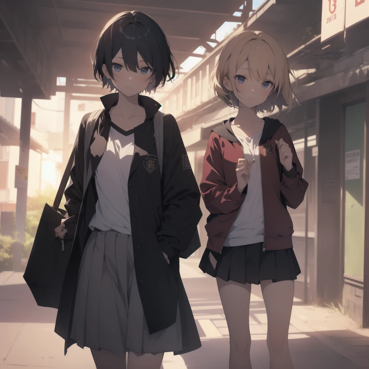 ultra-absurdres-Top quality by artist God, ultra-detailed, high resolution, anime moe artstyle, best anime 8k konachan wallpaper, pixiv contest winner, pool:2810, perfect ???????,break, 1girl, (Please draw a girl walking sleepily to school alone. )break,(Solo,little female, 13-year-old:1.3),Full limbs, complete fingers,a junior high school student, (very short hair), short cut, flat chest, , small butt, small black eyes, beautiful detailed eyes, well-proportioned iris and pupils, expressive eyes, highres detailed hair, soft expression, salor school_uniform, sailor collar, serahuku, bow, pleated skirt,(Detailed Lighting), (Detailed background), in the School commute route. break,super detailed skin, Best cinematic lighting powered by famous artist, 8k,beauty illustration,photoshop_(medium),very aesthetic,break,((artist:zen_(kamuro) )), artist:clamp ,artist:carnelian ,artist:kantoku ,