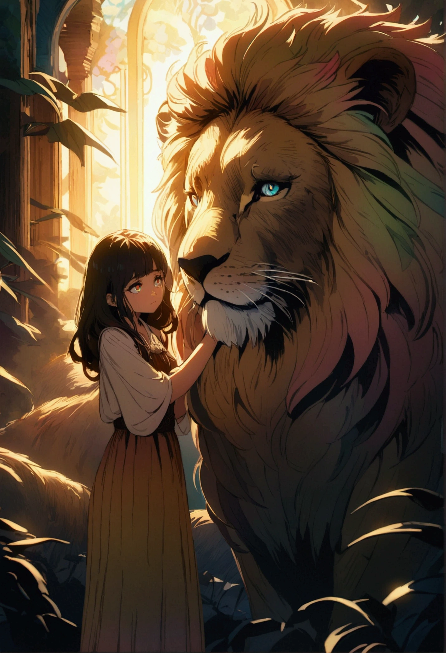 In the picturesque town of Evergreen Valley, nestled between rolling hills and lush forests, two adventurous souls, Lucas and Emily, dreamt of discovering the secrets of their mystical homeland.
The lion King was attack on him 
