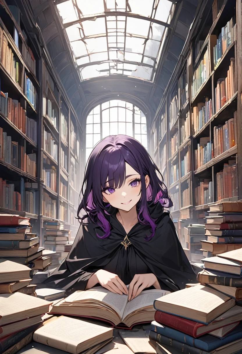 a woman holding a glass of liquid and a book, alchemist girl, she is in the potions workshop, glamor anime witch casting magic, anime moe art style,  anime drinks energy drink, anime look of a beautiful girl, black hair wizard, I&#39;m going to make fanart too, casting a spell on a potion, female protagonist 👀 :8, anime young man