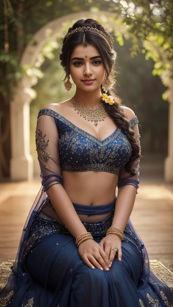 (masterpiece)((disheveled hair:1.2),( beautiful detailed eyes:1.1), Indian girl (wearing casual t_shirt ,street background, Bokeh, medium round breast , side pose looking at viewer,long hair , hair bun,wet clothes, rainy season,heavy rain shower , enjoying rain, happy, big cheeks ,Outdoor image of 21yo in school school photo in school masterpiece, (photorealistic:1.7), best quality, beautiful lighting, Eleanor Latino Woman 20yo Old Big Breasts Plus Size Model random colour beautiful eyes extremely high Bun long extreme curly hair Lifts wearing Indian flowers ethnic elegance princess saree salwar kameez. Flowers on hair (Persian princess)),off shoulder ,bra, Indian attire ,ultra realistic skin Best quality, masterpiece, Beautiful, young indian woman, teacher, college, looking straight at viewer, wearing elegant dark full sleeve top and long skirt, college classroom, sitting on chair, professionalism, teen age, detailed face, detailed body, symmetric face, cute face, dynamic pose, perfect anatomy, holding books with hands, photorealistic, curvy body, braid hair, 8k, ultra realistic, blackboard background, ambient occlusion(((Stunningly Beautiful persian Princesss ))), elegant blue black updo hair, sweet smile, Beautiful bride posing under a fairy tale arch of exotic magical flowers, looking back,elaborate scene style, crystal glass lattice, glitter, transparent embroidered lace, realistic style, 8k,exposure blend, medium shot, bokeh, (hdr:1.4), (cinematic), ( dark tones:1.3), (hyperdetailed:1.2),Realism,1 girl,girl wearing indian saree(dressed in transparent saree)(wearing glitter graphics jewelry)big ,Sexy medium Breast,nipple,bright light ,long_hair, Bokeh ,nsfw , indian ,tree branch, colourfull ,undersized bra,princess dress,lehenga choli((transparent dress))