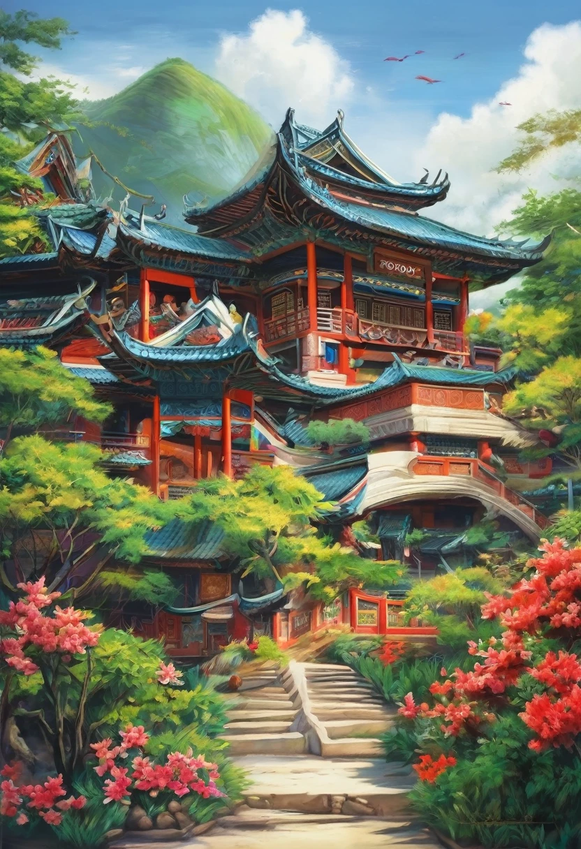 Bo và heo vật tay