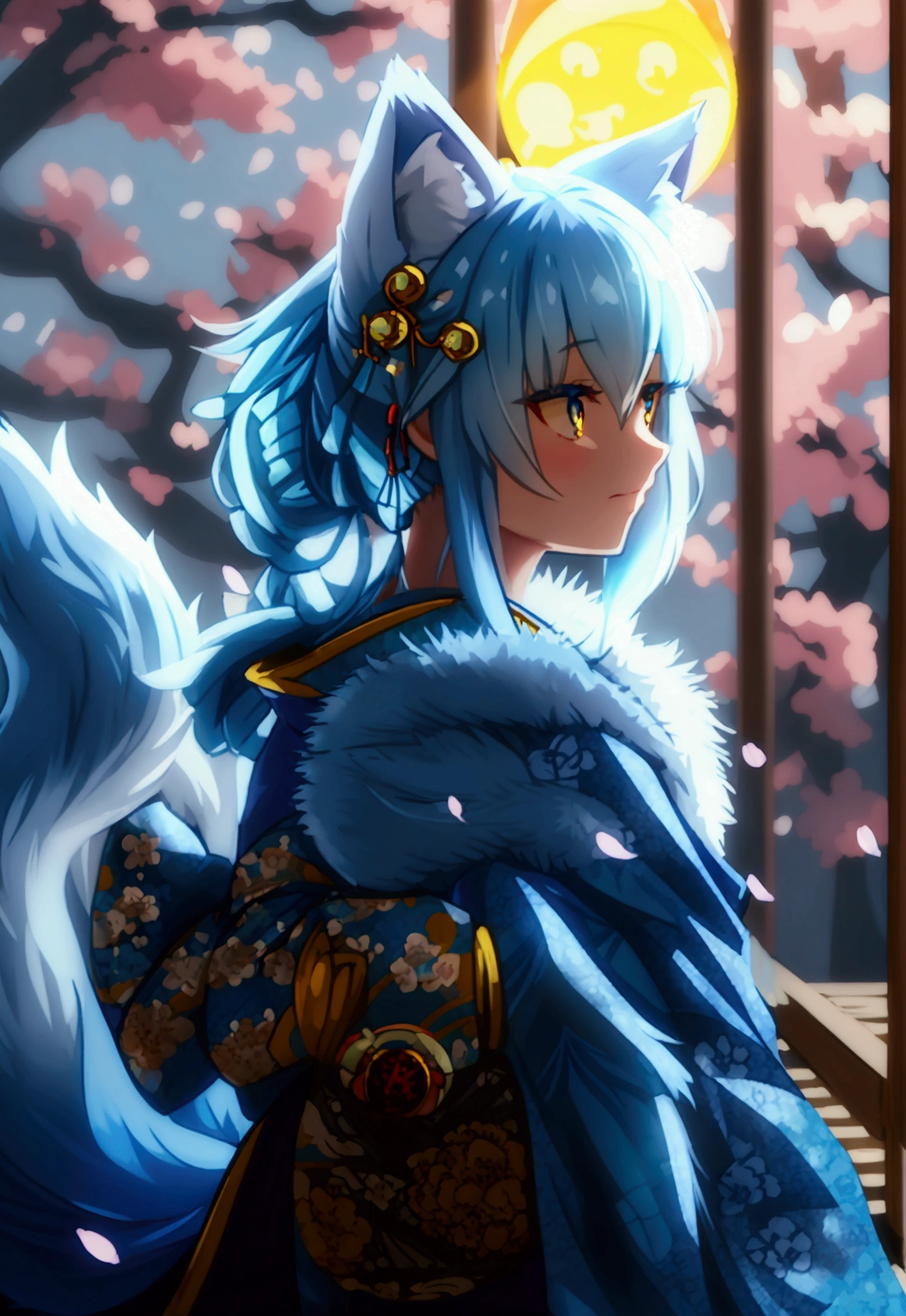 fox Light blue hair beast girl indigo fur fox beast girl fox Light blue hair beast girl indigo fur fox beast girl Wallpaper 4k,8k,highly detailled,,vivid colors,detailed kitsune with 9 tails,traditional Japanese artwork,tatami floor,beautiful cherry blossoms,floating lanterns,dark silhouette of a pagoda,subtle moonlight,dense forest,ethereal atmosphere,dappled sunlight,whimsical spirit,serene expression,elaborate kimono and obi,delicate hand-painted details,luminous eyes Anime Style fox blue White-faced golden-haired nine-tailed fox Coat blue woman fox Light blue hair beast girl indigo fur fox beast girl Anime Style fox blue White-faced golden-haired nine-tailed fox Coat blue woman I have a crepe mysterious background Blue Flame girl have a ball of light fox Light blue hair beast girl indigo fur fox beast girl mysterious background Blue Flame girl have a ball of light Anime Style fox blue White-faced golden-haired nine-tailed fox Coat blue She has a long blue ribbon in her hair. She has a long blue ribbon in her hair. mysterious background Blue Flame She has a long blue ribbon in her hair.She has a long blue ribbon in her hair. girl have a ball of light woman