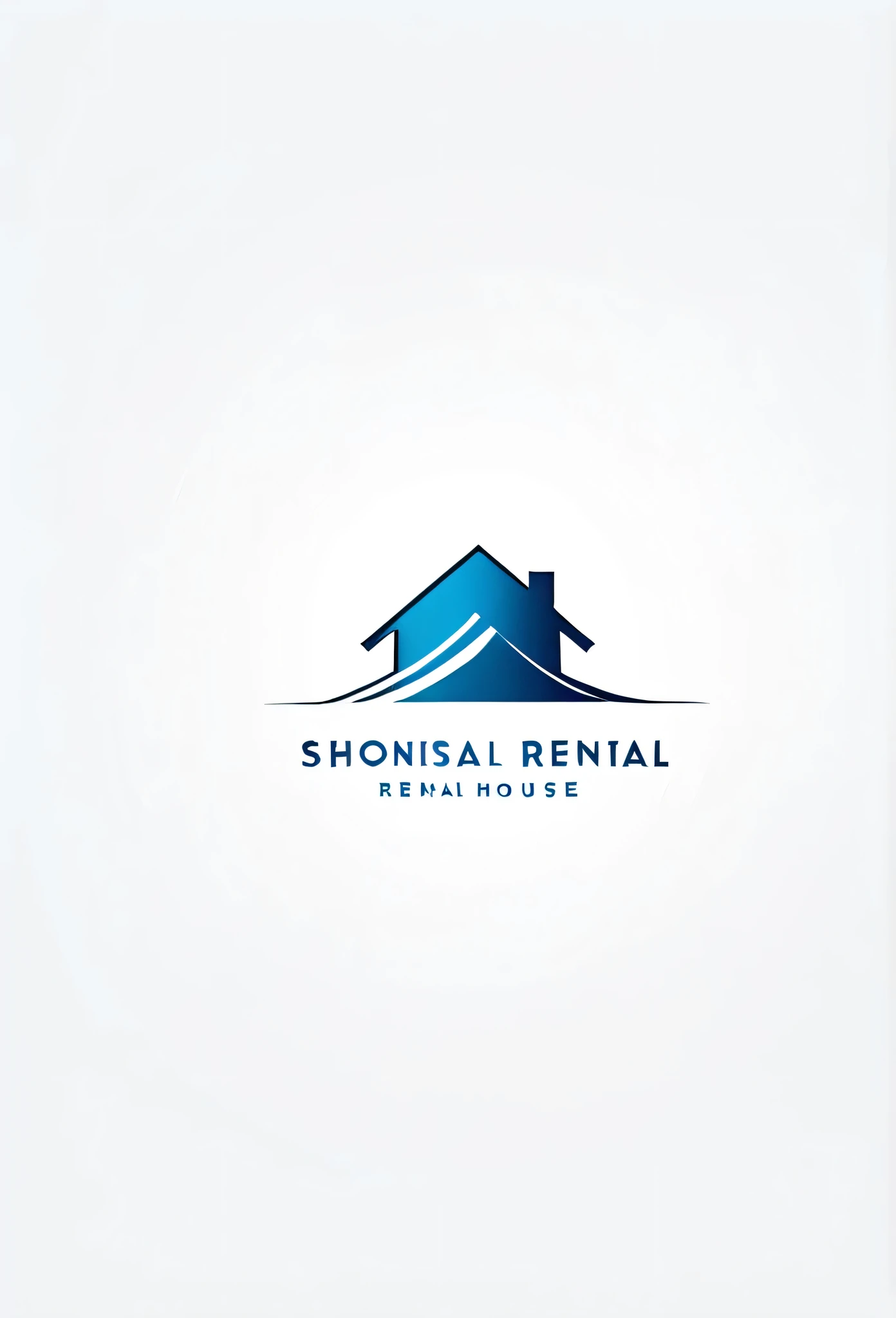 Create a logo design for a new rental house

 Very stylish and stylish, but simple house logo

 perfect logo

 Beautiful hue, blue and light blue logo design
　
 Pretty cool
 chic and modern design
 Stylish design

 White background