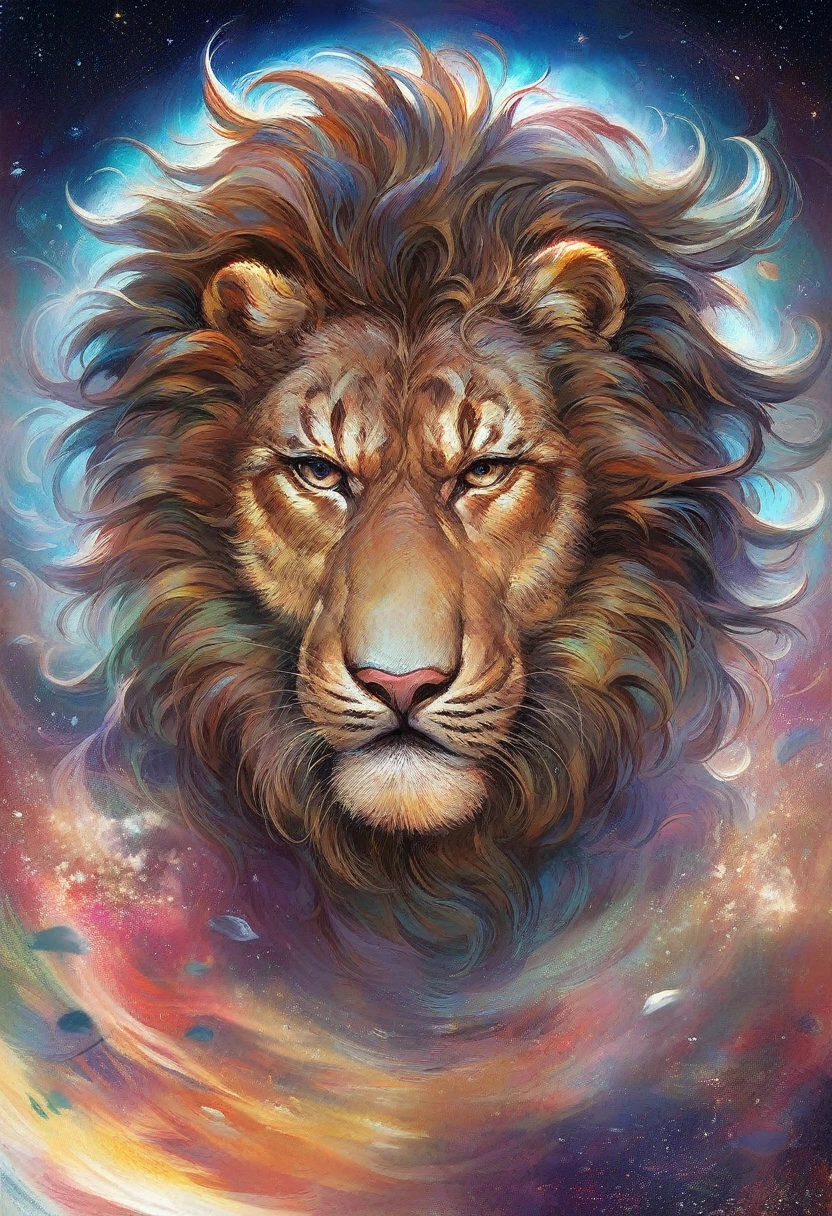 A crouching girl with a sad expression, a large lion comforting her, intricate detailed face, beautiful eyes, long eyelashes, delicate features, detailed skin texture, ornate background, sunlight filtering through leaves, cinematic lighting, vibrant colors, fantasy art style, highly detailed, 8k, style anime, large space, 4k, vivid colors
