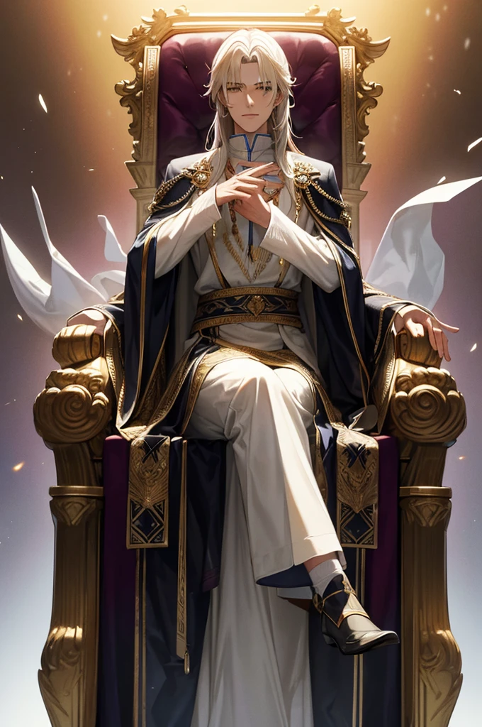 Ezekiel 1:26-28 states, “And above the expanse that was over their heads was the likeness of a throne, like the appearance of a sapphire stone; and above the likeness of the throne was the likeness of a man sitting on it. And I saw what looked like glowing bronze, like the appearance of fire all around, from the appearance of his waist upward; and from his waist downward I saw that it looked like fire, and that it was shining all around. As a rainbow appears in the cloud on a day when it rains, so was the appearance of the shining all around.” Revelation 1:14-16 proclaims, “His head and his hair were white like wool, like snow; his eyes were like a flame of fire; his feet were like burnished bronze, shining as in a furnace; and his voice was like the sound of many waters. In his right hand he held seven stars; out of his mouth came a sharp two-edged sword; and his face was like the sun shining in its strength.”