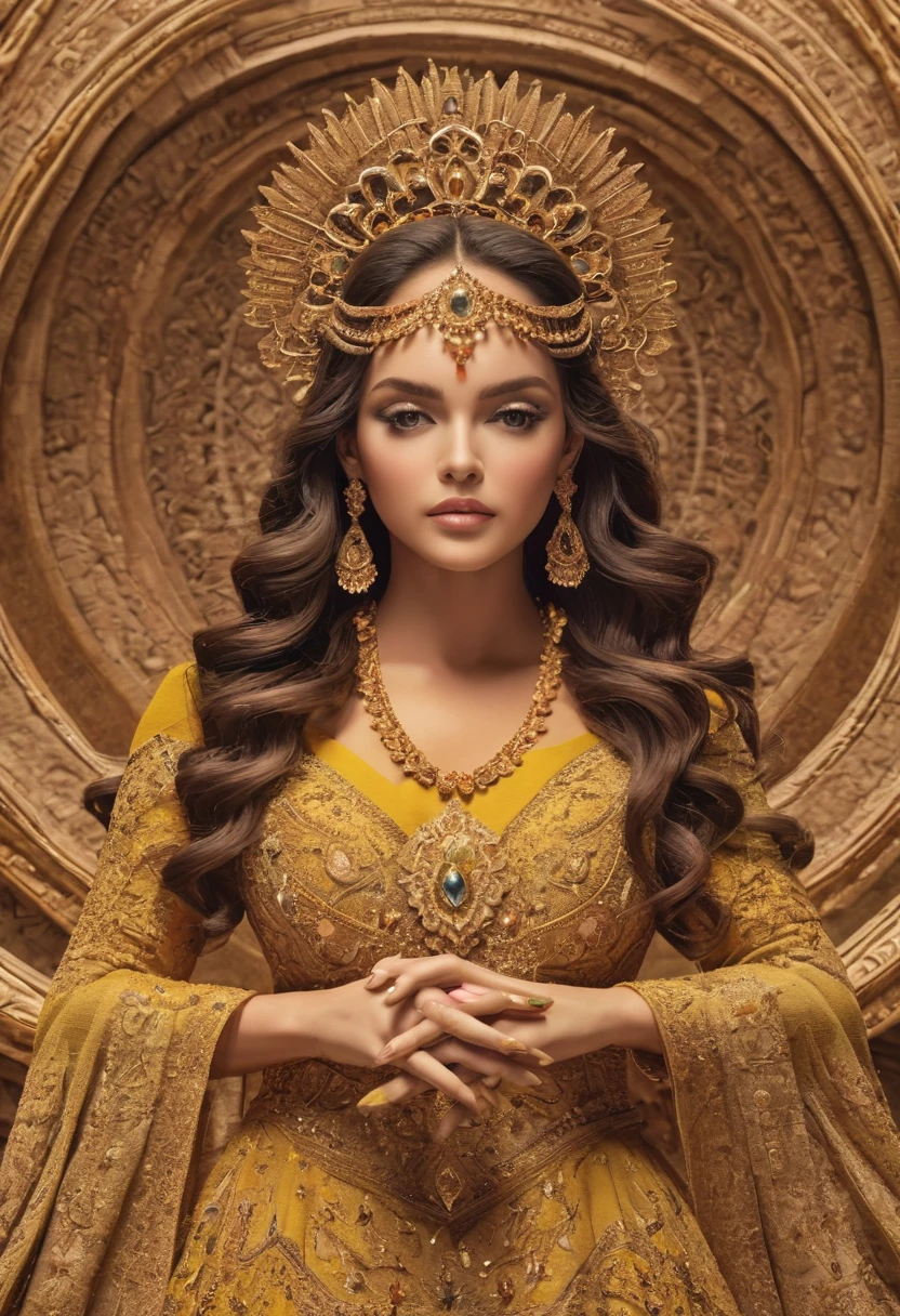 (Illusion d&#39;optique:1.4), a girl made of petals, art conceptuel, (best quality, chef-d&#39;artwork, Representative work, art officiel, professionnel, 8K)