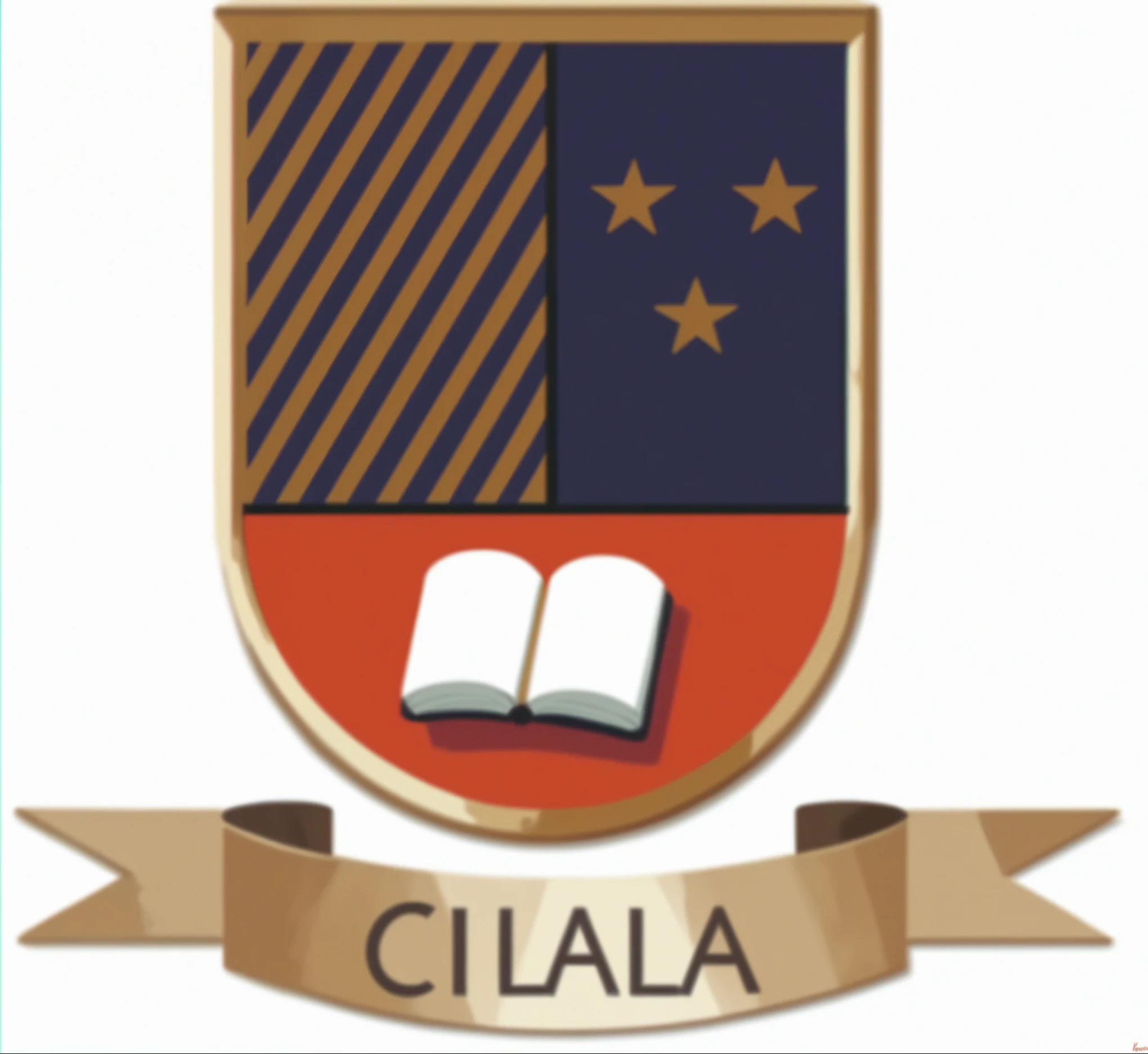 Create a college promotional jacket style with the logo image