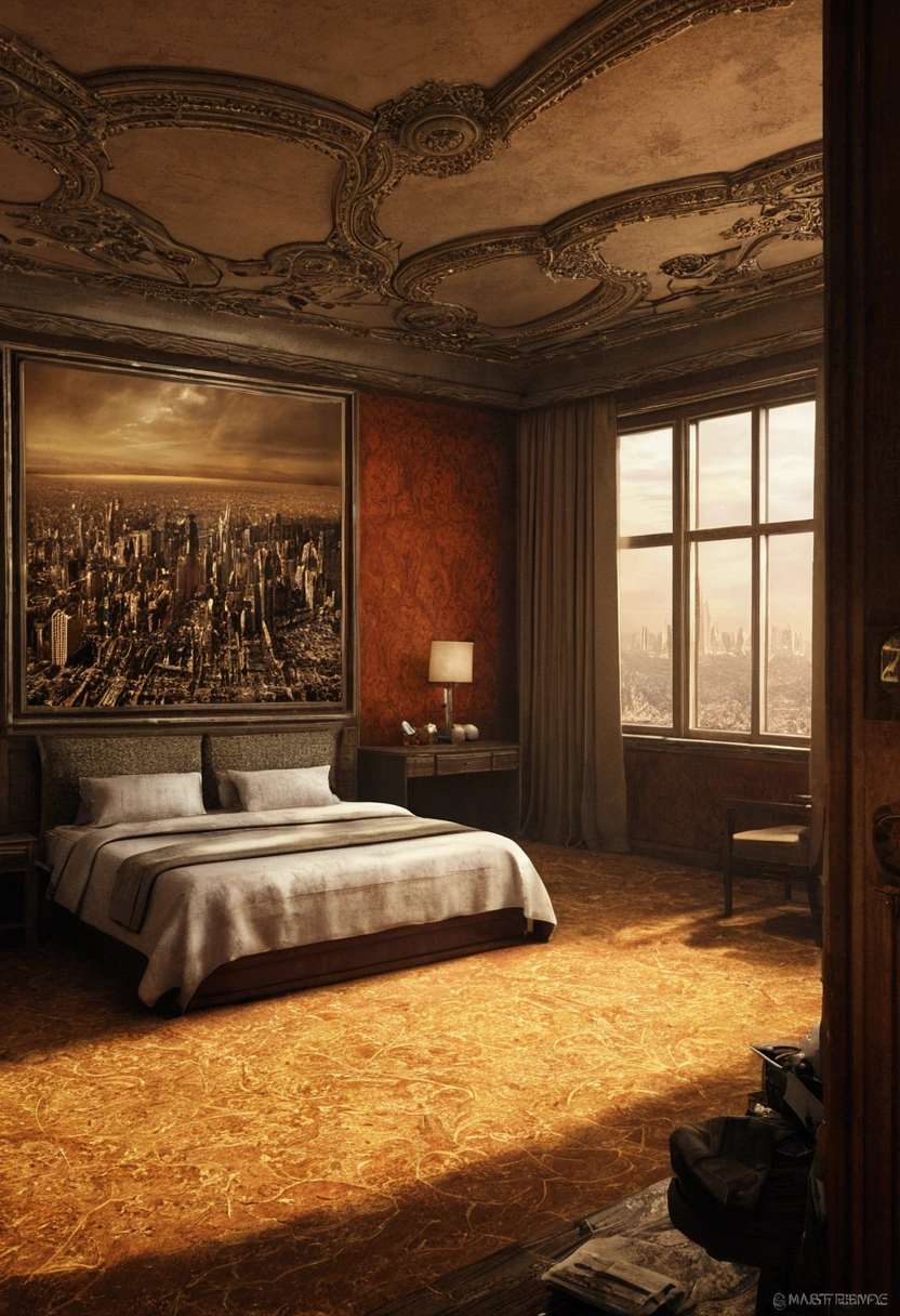 tmasterpiece，Realistis，View from the interior of the room，（Doomsday City：3）