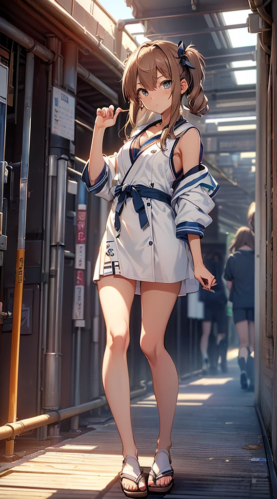 ((16kpicture,RAW Photos,Highest quality,High resolution,Ray Tracing,Hmph,Highest quality,texture,Post-processing,Ultra HD Photos,Sports Late,3D processing,)),(( Japanese anime beautiful girl,Sailor suit,Twin-tailed brown hair,Big breasts that emphasize cleavage:2.0,Thin legs,blue eyes,Exquisite expression of hands and feet,A small, well-groomed nose,A Certain Scientific Railgun,Kuroko Shirai))((Limbs2This tube,Number of fingers5It's exactly as depicted in the book,Accurately capture the foot、Make your hands look beautiful)Beautiful and detailed expression of fingertips、Beautiful female fingers5The books are also neatly arranged.,))Expressing beautiful fingers,Beautiful woman with perfect body,Exquisitely expressed facial expressions,Beautiful fine-grained skin))),(Intricate fishnet stockings),Stiletto heels,Leather gloss :3.0,Beautiful Skin,(No title needed,Don't put anything on your shoulders,Create beautiful light effects for your background,Light Particle Filter),(Detailed painted face:1.4),(masterpiece:1.4),(Highest quality:1.4), Beautiful fine-grained skin,(Intricate fishnet stockings),Stiletto heels,Red Leather Luster 3.0,Beautiful Skin,((Thin eyebrows,Long eyelashes,smile,double eyelid,Red lipstick,Fuller lips)),No title needed,Don't put anything on your shoulders,(((Standing woman,A low-angle shot of a woman's feet,))),Nipples are visible、Puffy nipples,Erotic squatting,9 months pregnant、Pregnant women、((I'm about to have a baby:1.4)),((A married woman being watched by many children:1.6))、I'm climaxing、orgasm
