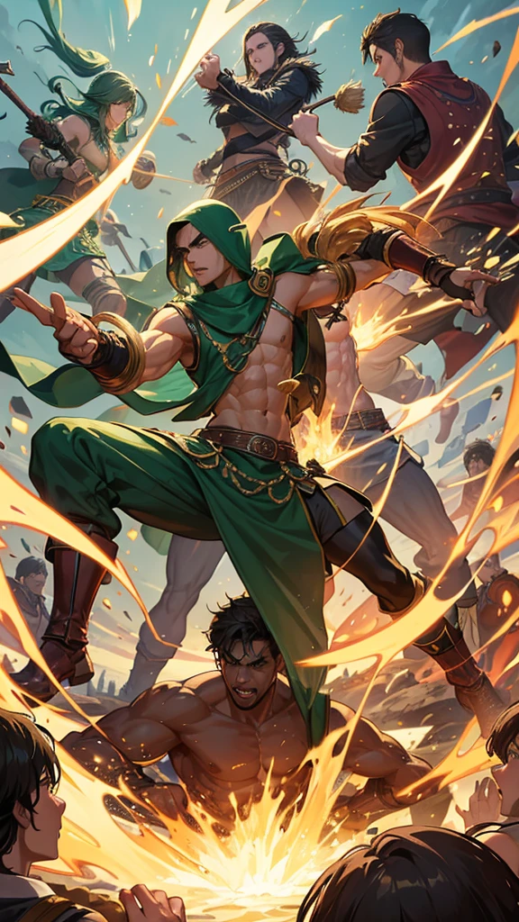 I want a fight between 7 warriors among themselves , gentlemen, Celtic defenders showing their skills