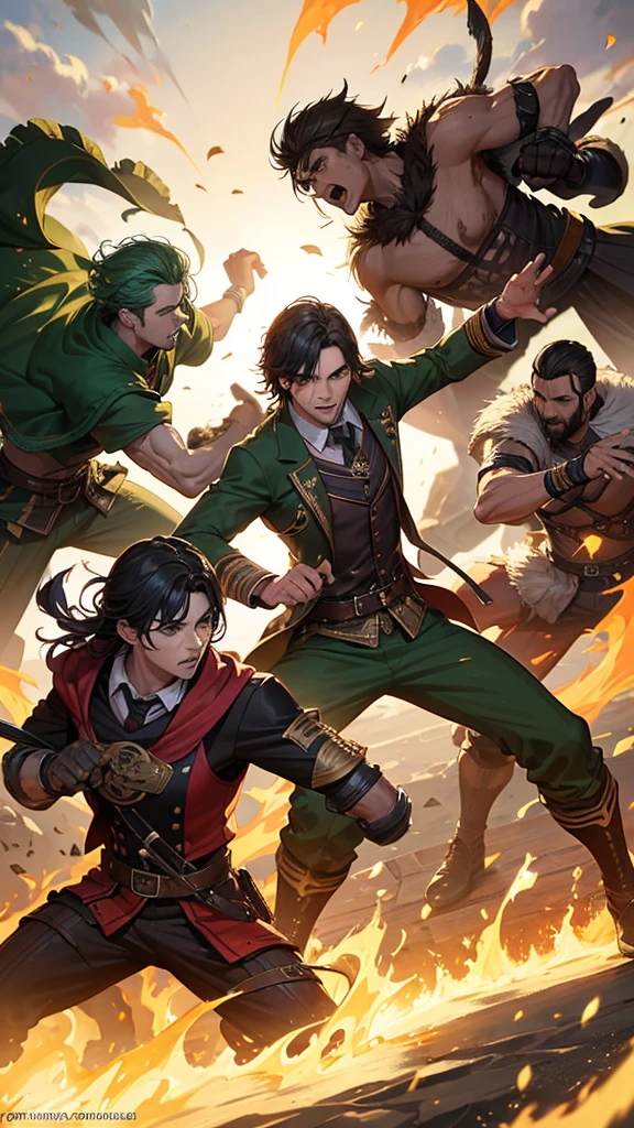 I want a fight between 7 warriors among themselves , gentlemen, Celtic defenders showing their skills