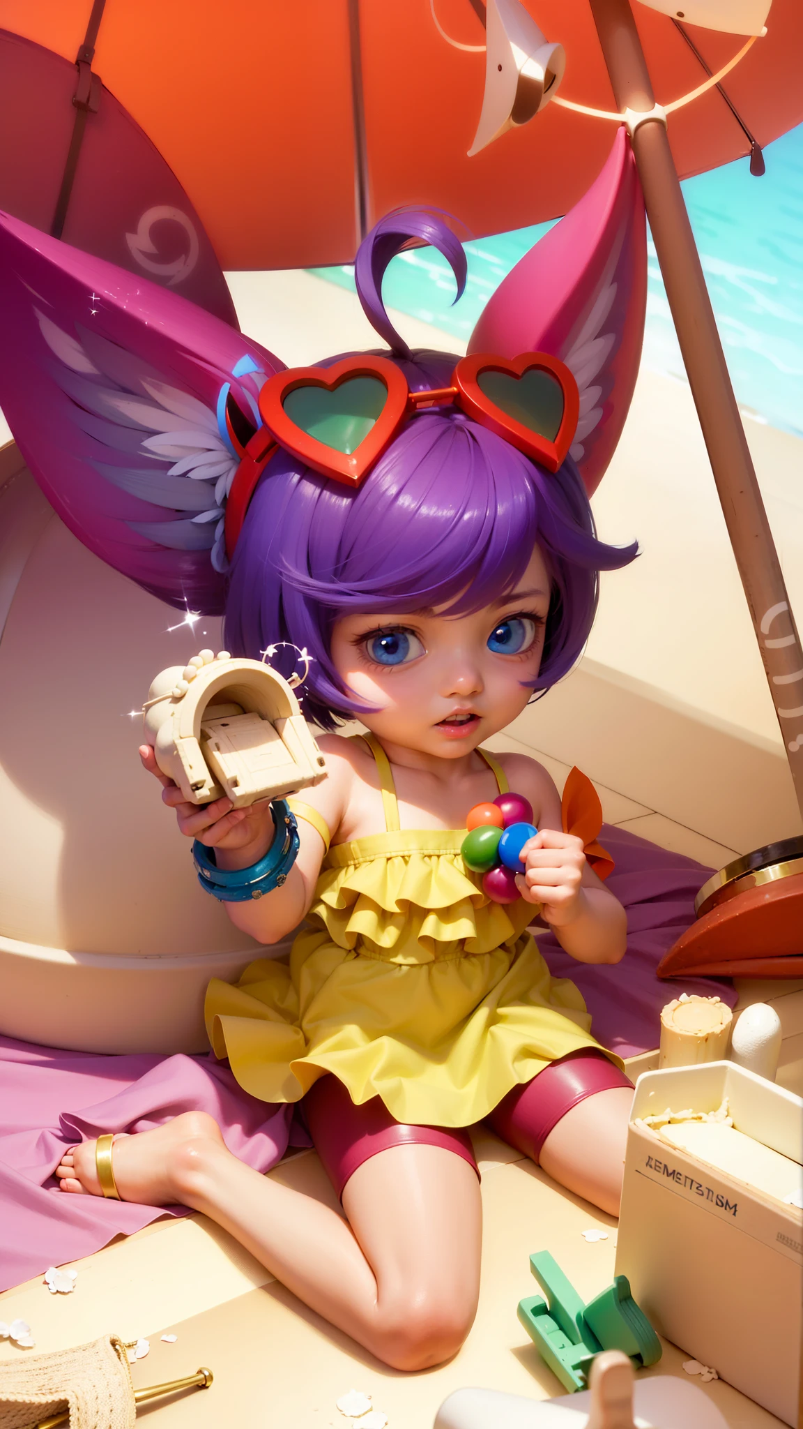 gadis kecil, bermata sipit,masterpiece, ((perfect eyes)) best quality, (semirealism:1.9), beautiful lighting, (extremely detailed CG unity 4k fhd wallpaper), High Detail, Sharp focus, dramatic outdoors, 1girl ,12 years old, blue hair, light eyes, smile.