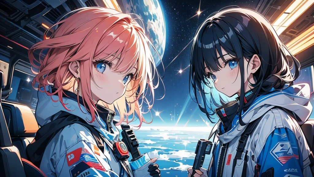 Shootout in space。Highest quality。
