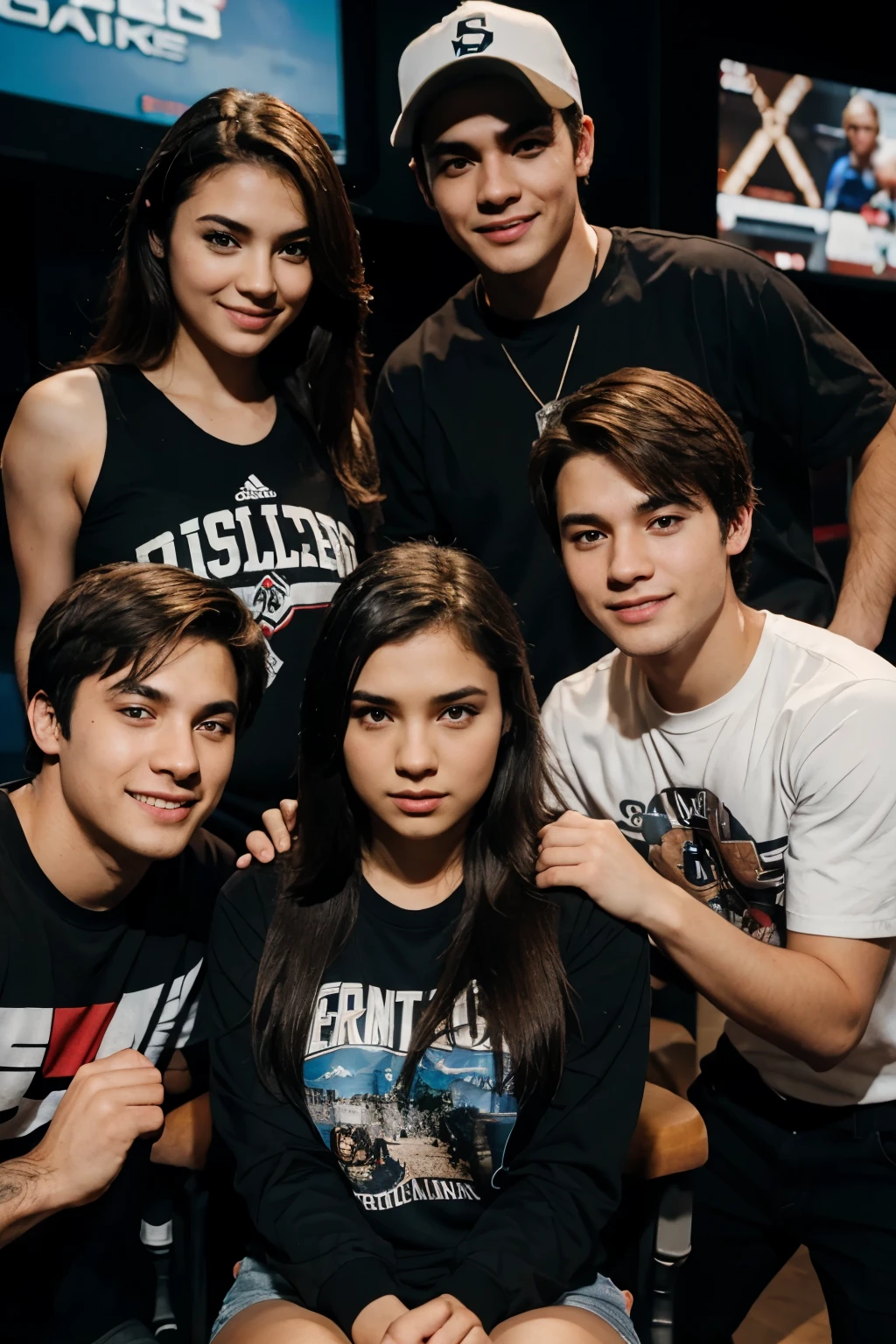 3 gamer brothers and a girl 