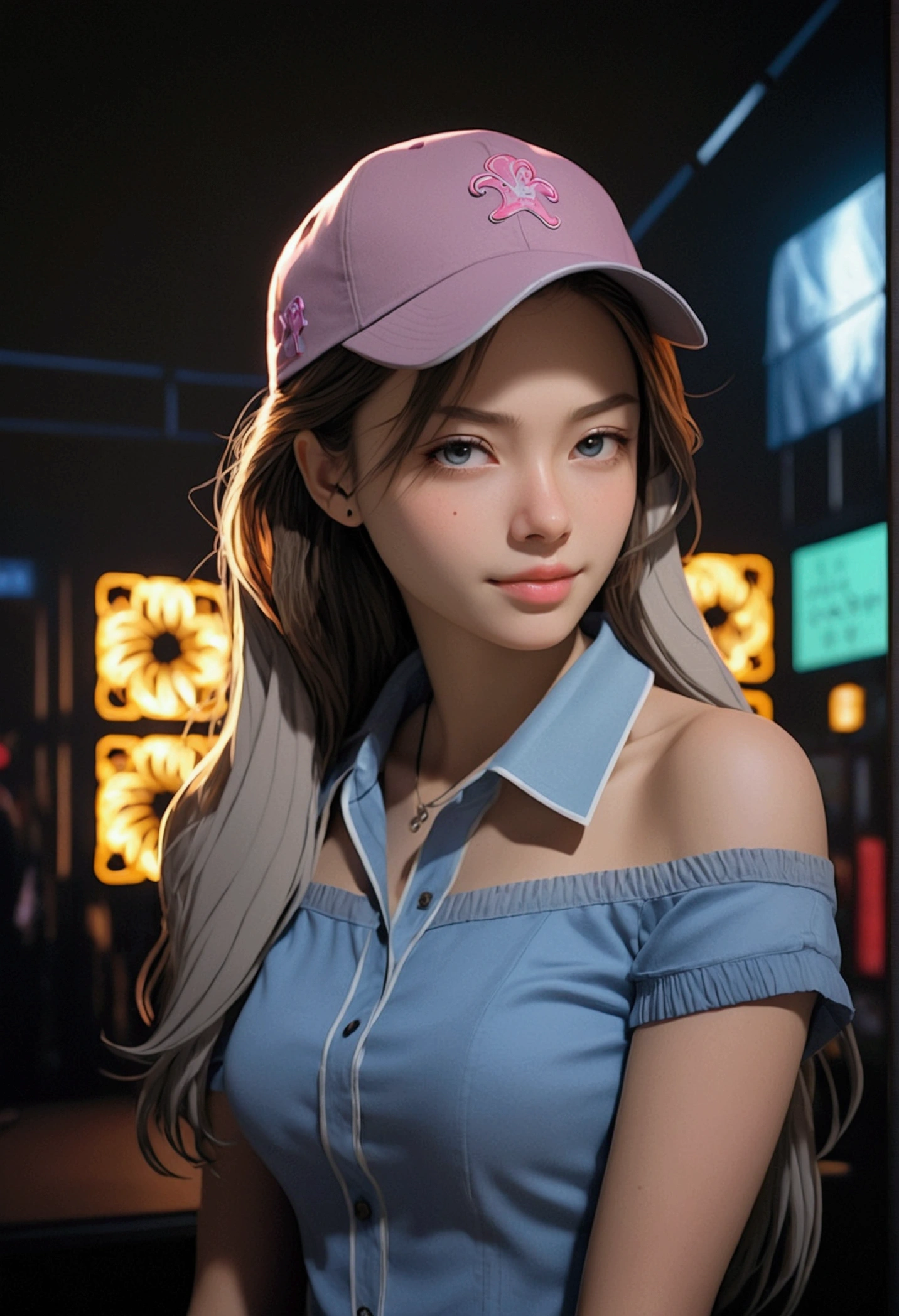 realistic,8k,film,70mm,1girl,solo,upper body,dim,backlight, casual attire, (masterpiece, best quality, ultra-detailed)