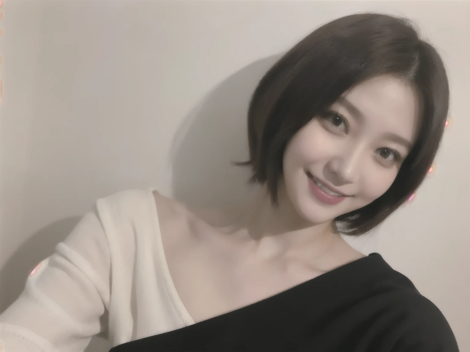 259 20-year-old female, (short hair),(Genuine), smile